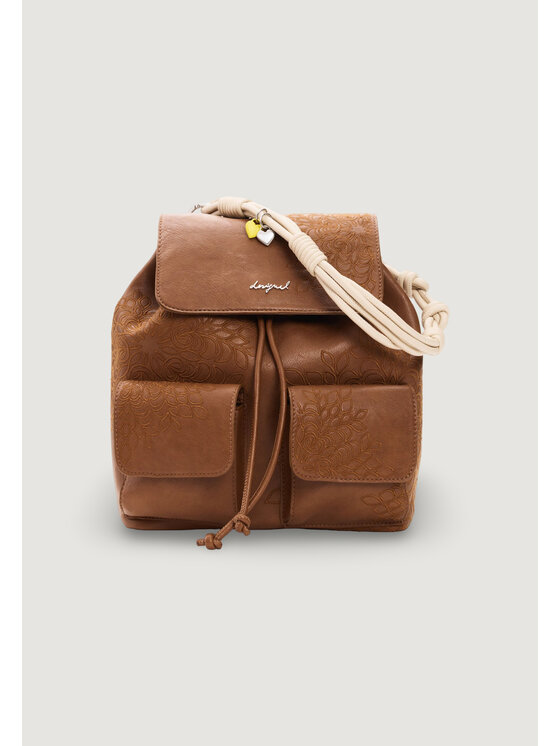 Desigual Desigual Mugursoma BACK_SIERRA PRISA MINI CA Bēšs