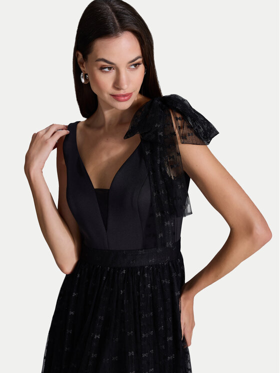 Swing Swing Estélyi ruha 5AI04600 Fekete Regular Fit