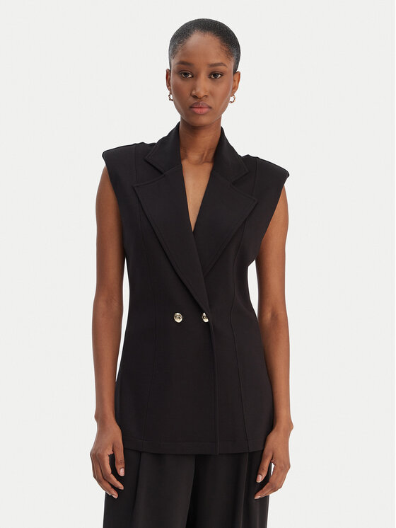 Liu Jo Sport Liu Jo Sport Gilet TA6025 JS182 Nero Regular Fit