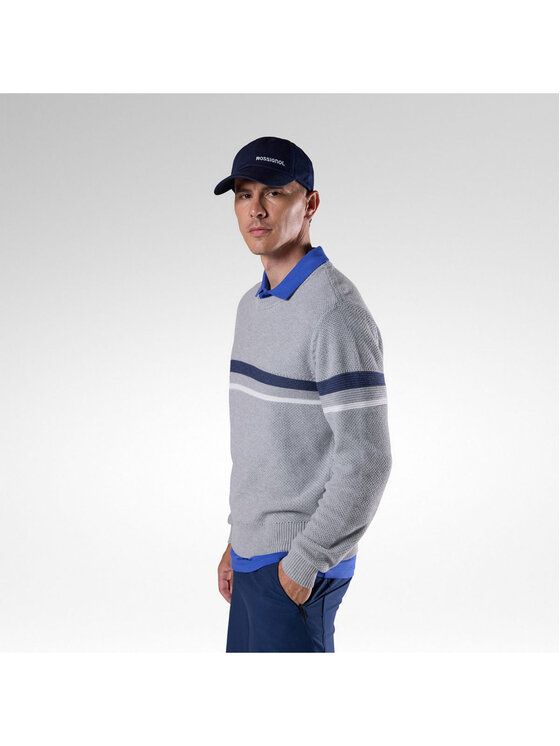 Rossignol Rossignol Sweter M Knitted Cn Sweater Szary jasny Regular Fit