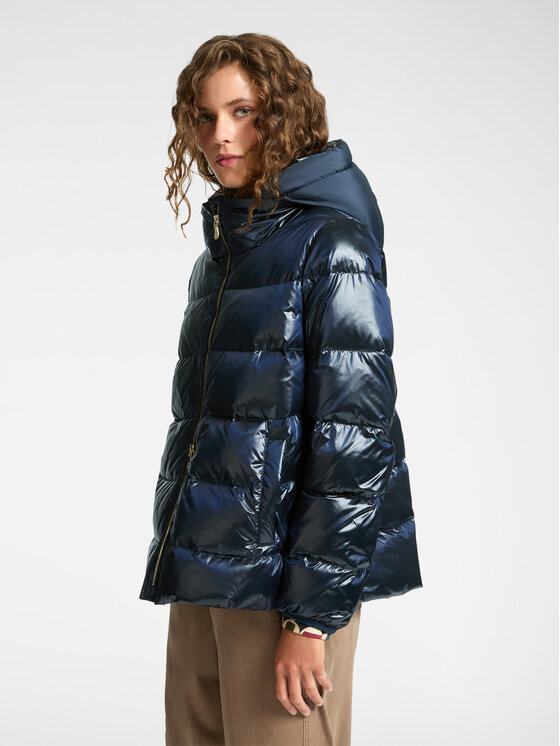 Elena Mirò Elena Mirò Giubbotto piumino F888P000126N034 Blu Regular Fit