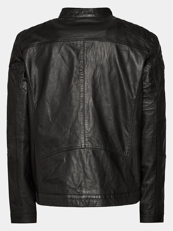 Mustang Mustang Giacca di pelle 310-17-261 Nero Regular Fit