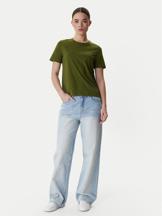 Vero Moda Vero Moda T-shirt Paulina 10316991 Verde Regular Fit