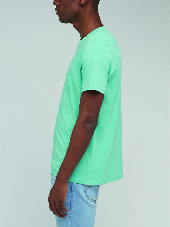 Lee Lee T-Shirt L60UFQ41 112330613 Turkusowy Regular Fit