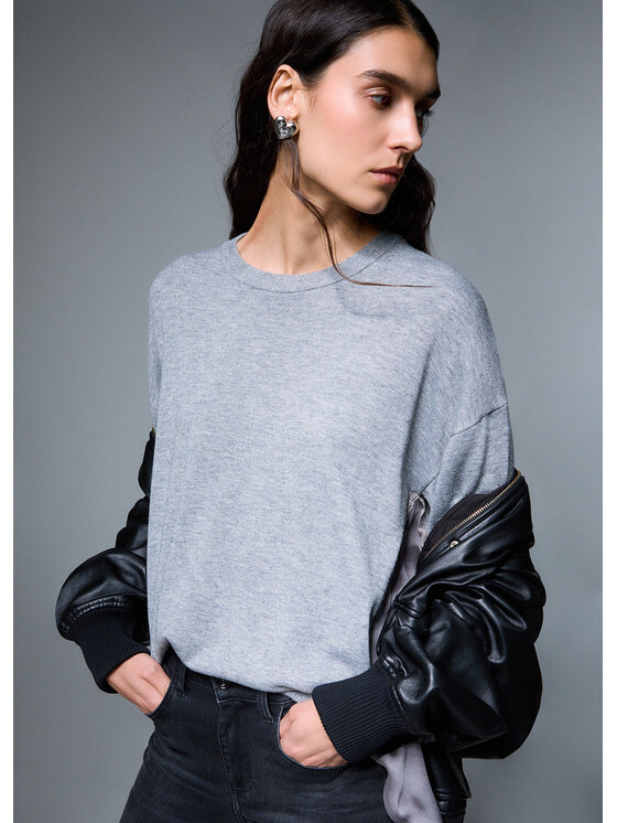 Liu Jo Liu Jo Maglione WF6290MA16R02050 Grigio Regular Fit