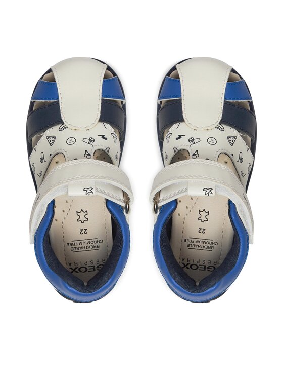 Geox Geox Sandały B Elthan Boy B451PC 000BC C0293 Biały