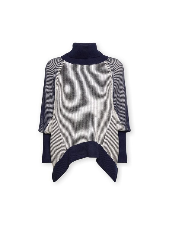 Elena Mirò Elena Mirò Sweter M056Z000818N0A2 Niebieski Over Fit