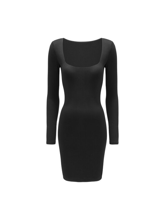 La Mania La Mania Každodenné šaty DOLCE Čierna Classic Fit