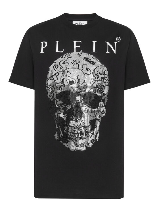 PHILIPP PLEIN PHILIPP PLEIN T-Shirt 12855 Czarny Regular Fit