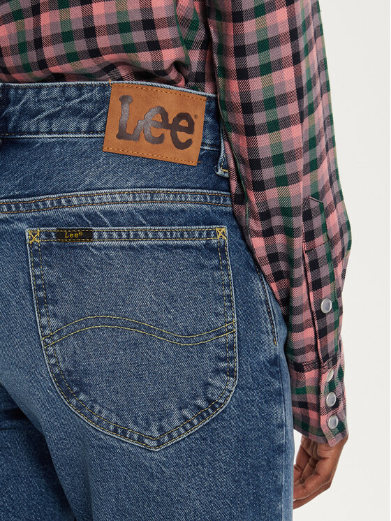 Lee Lee Jeansy Rider 112355250 Niebieski Slim Fit