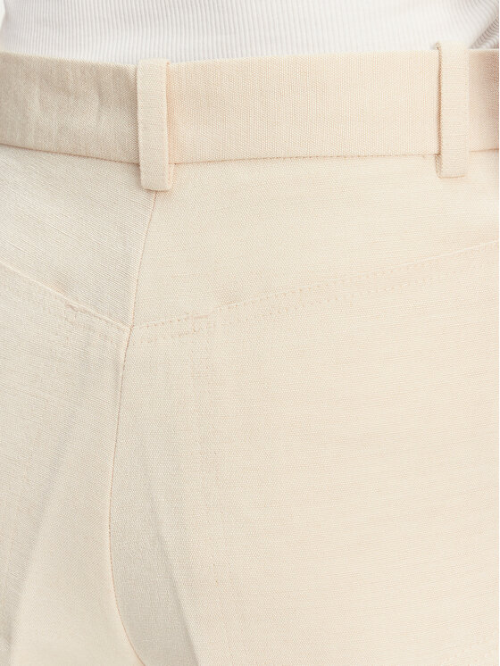JACQUEMUS JACQUEMUS Kalhoty z materiálu Le Pantalon Norma 25E251PA1381709 130 Béžová Regular Fit