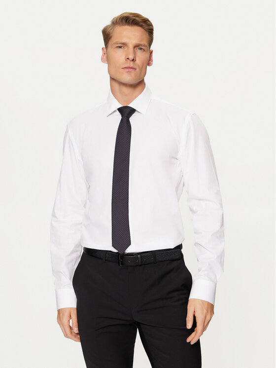 HUGO HUGO Kravata 50535335 Tamnoplava