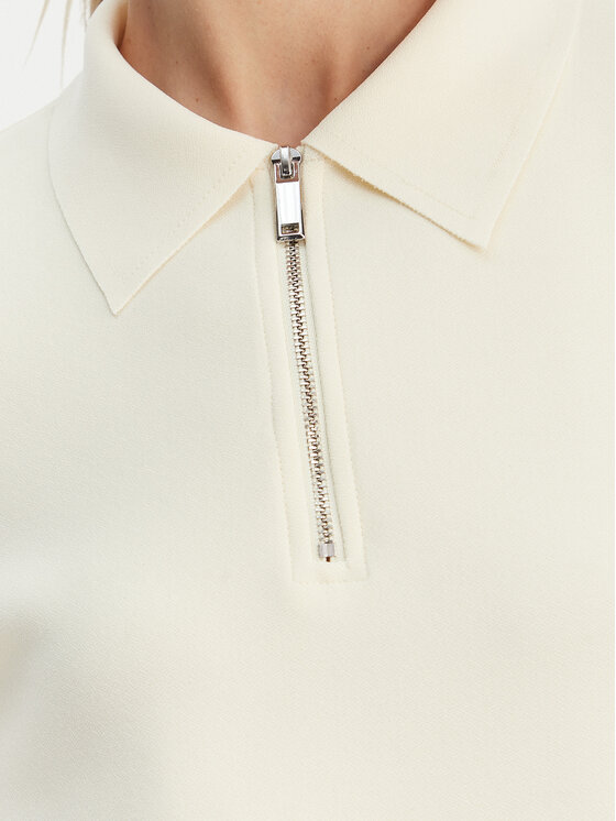 Calvin Klein Calvin Klein Polo LV044E241G Bež Relaxed Fit