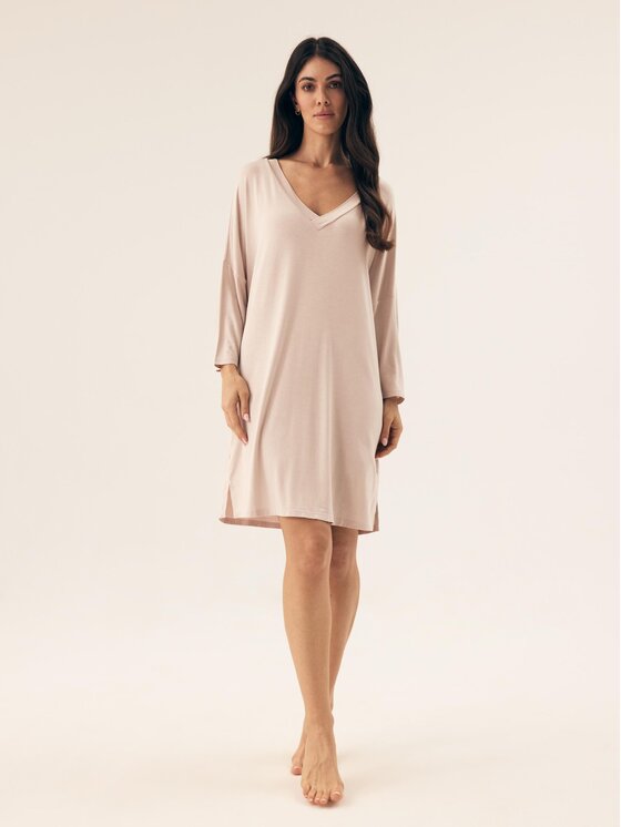 Esotiq Esotiq Koszula nocna 43239 Fioletowy Regular Fit