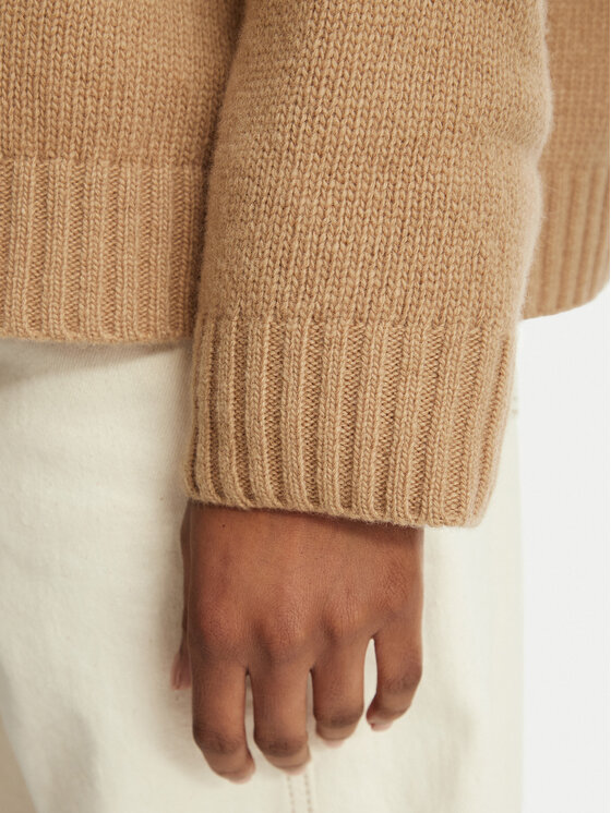 Weekend Max Mara Weekend Max Mara Πουλόβερ Sibari 2625366212 Ανοιχτό καφέ Regular Fit