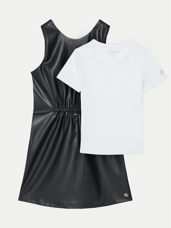 Guess Guess Rochie elegantă J5RK34 K8GF0 Negru Regular Fit