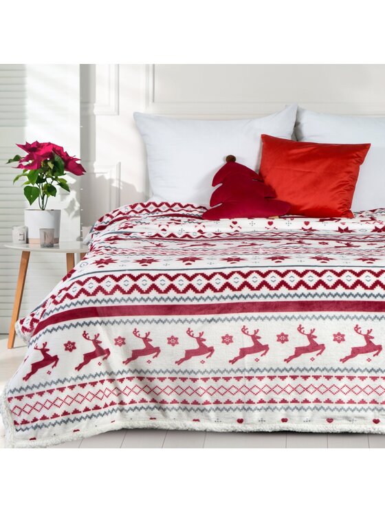 MIAhome MIAhome Koc 150x200 cm SCANDINAVO Biały