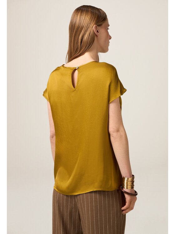 Oltre Oltre Blusa 2481J000720N038 Verde Regular Fit