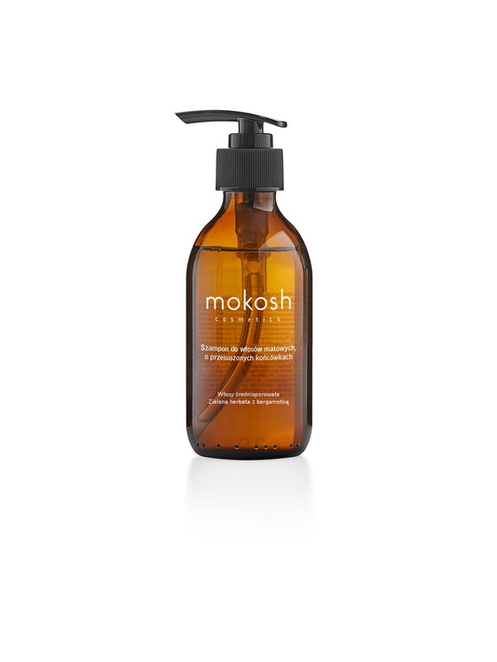 Mokosh Mokosh Zielona herbata z bergamotką Szampon do włosów