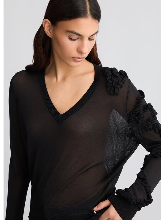 Liu Jo Liu Jo Maglione CA5165MS02822222 Nero Regular Fit