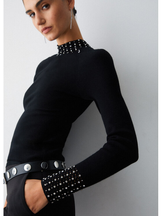 Liu Jo Liu Jo Maglione PA6046MS99E22222 Nero Slim Fit