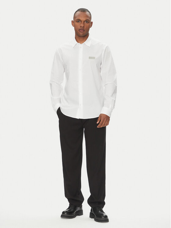 Versace Jeans Couture Versace Jeans Couture Marškiniai 78GALYR1 Balta Slim Fit