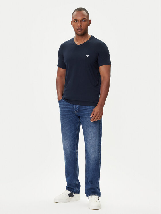 Emporio Armani Underwear Emporio Armani Underwear 2er-Set T-Shirts EM000392 AF14132 MB143 Dunkelblau Regular Fit