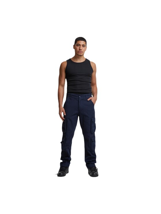Brandit Brandit Spodnie materiałowe 1016.8 Granatowy Slim Fit