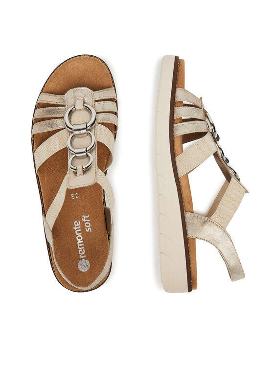 Remonte Remonte Sandalen D2073-60 Goldfarben