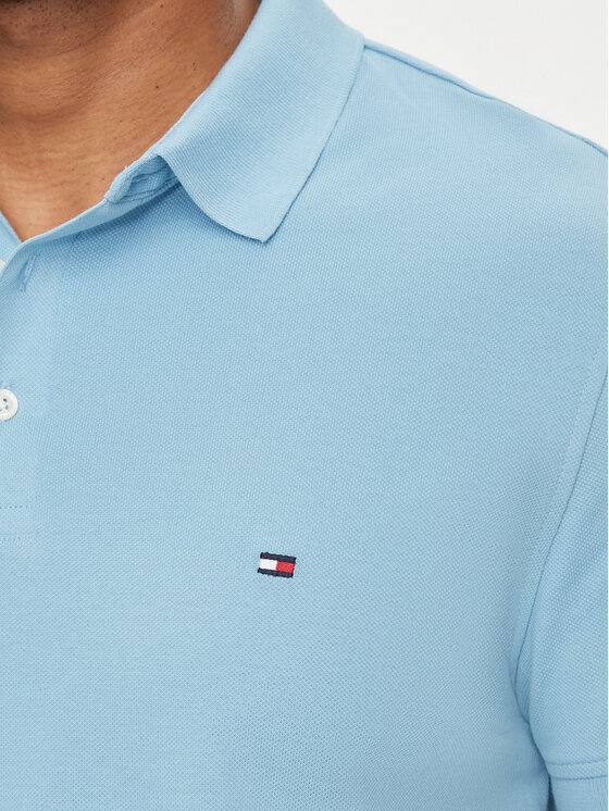 Tommy Hilfiger Tommy Hilfiger Polokošeľa 1985 MW0MW17771 Modrá Slim Fit