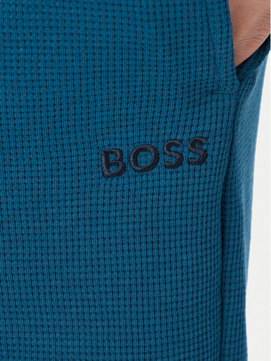 BOSS BOSS Sporta šorti Waffle 50535884 Zils Regular Fit
