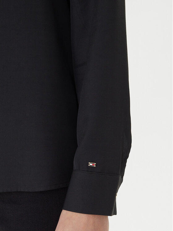Tommy Hilfiger Tommy Hilfiger Πουκάμισο WW0WW46597 Μαύρο Regular Fit