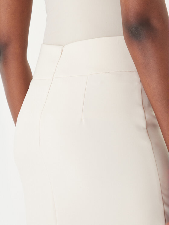 Rinascimento Rinascimento Puzdrová sukňa CFC0128651003 Béžová Slim Fit