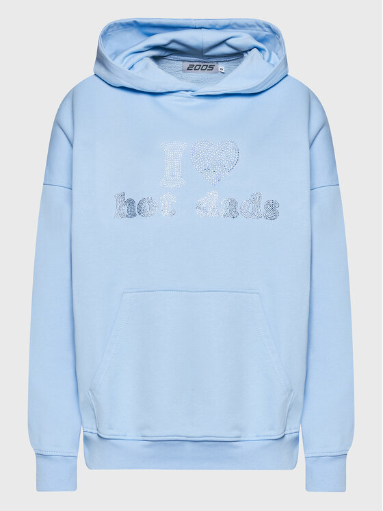 2005 2005 Світшот Unisex Hot Dads Блакитний Relaxed Fit