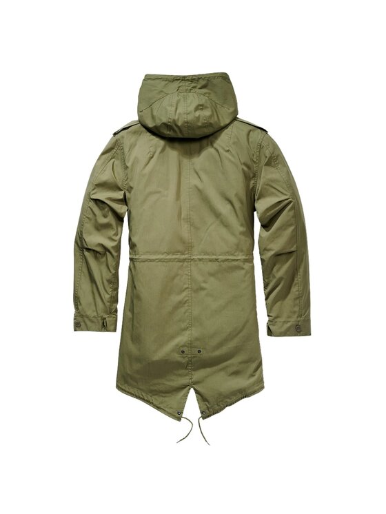 Brandit Brandit Parka 3164 Zielony Parka Fit