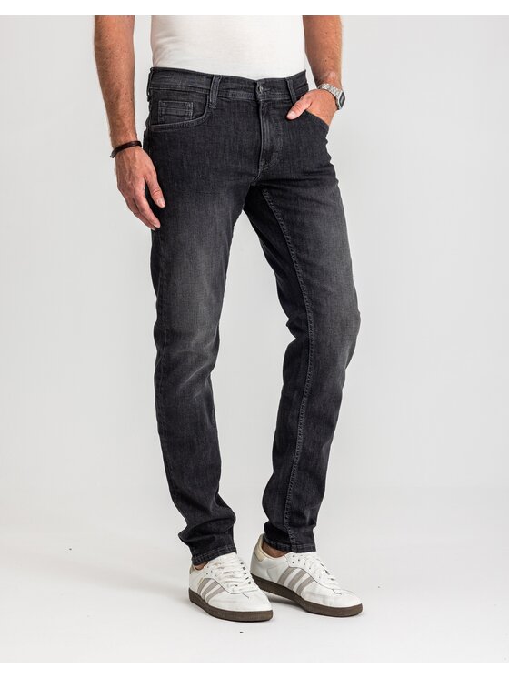 Mustang Mustang Jeansy OREGON TAPERED Czarny Slim Fit