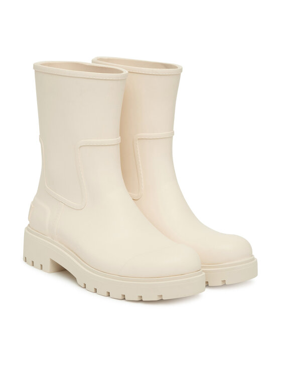 Calvin Klein Jeans Calvin Klein Jeans Gumijas zābaki Mid Rainboot Rubber YW0YW02004 Écru