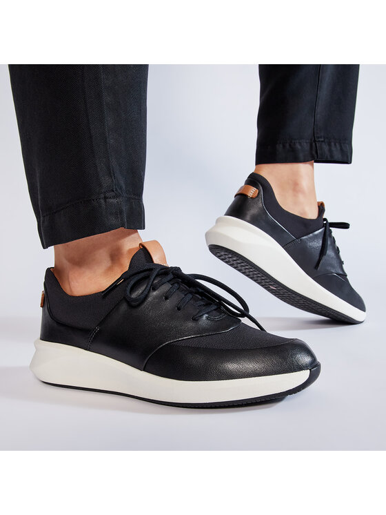 Clarks Clarks Снікерcи Un Rio Lace 261403954 Чорний