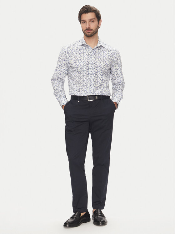 Pierre Cardin Pierre Cardin Srajca C6 11004.0409 Mornarsko modra Modern Fit