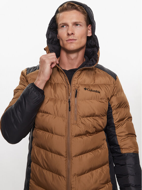 Columbia Columbia Kurtka przejściowa Labyrinth Loop™ Hooded Jacket Brązowy Regular Fit