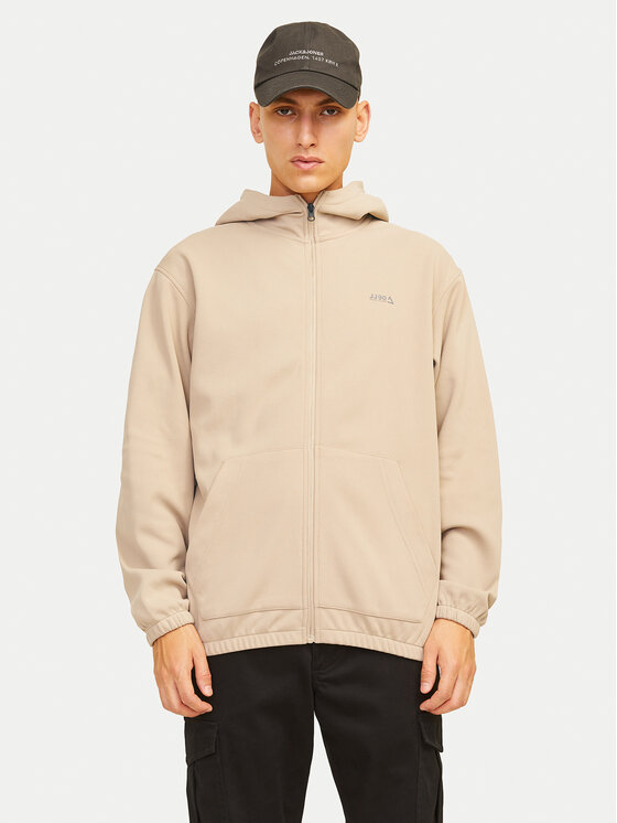 Męska Bluza Jack&Jones, Rozmiar M, Beżowa, Basic 12261373