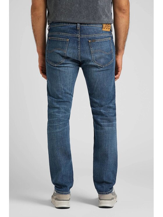 Lee Lee Jeansy RIDER Niebieski Slim Fit