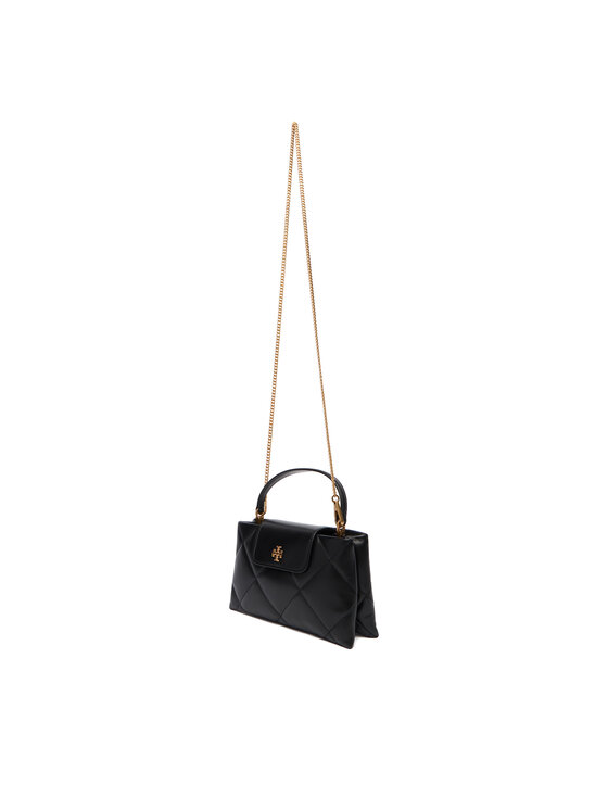 Tory Burch Tory Burch Táska Kira Diamond Quilt East-West Top Handle 174999 Fekete