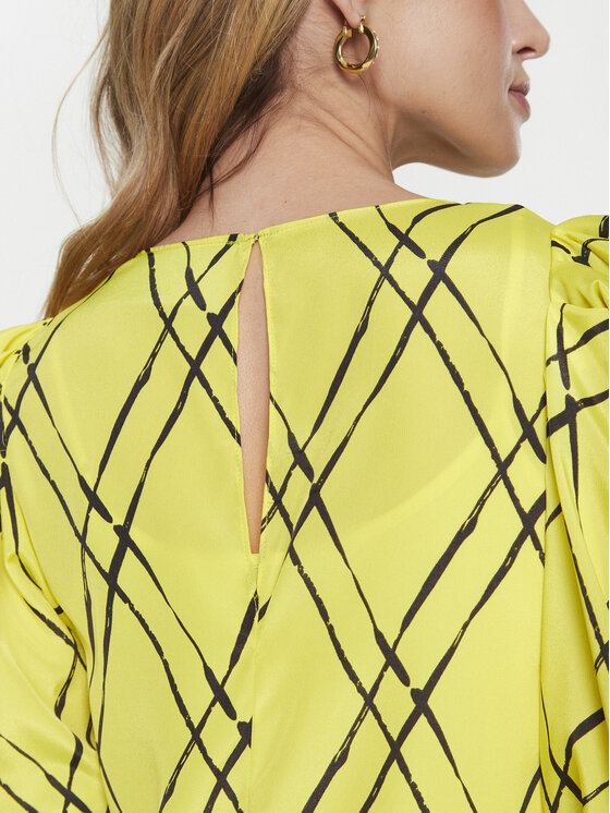 Silvian Heach Silvian Heach Kasdieninė suknelė GPP23375VE Geltona Regular Fit