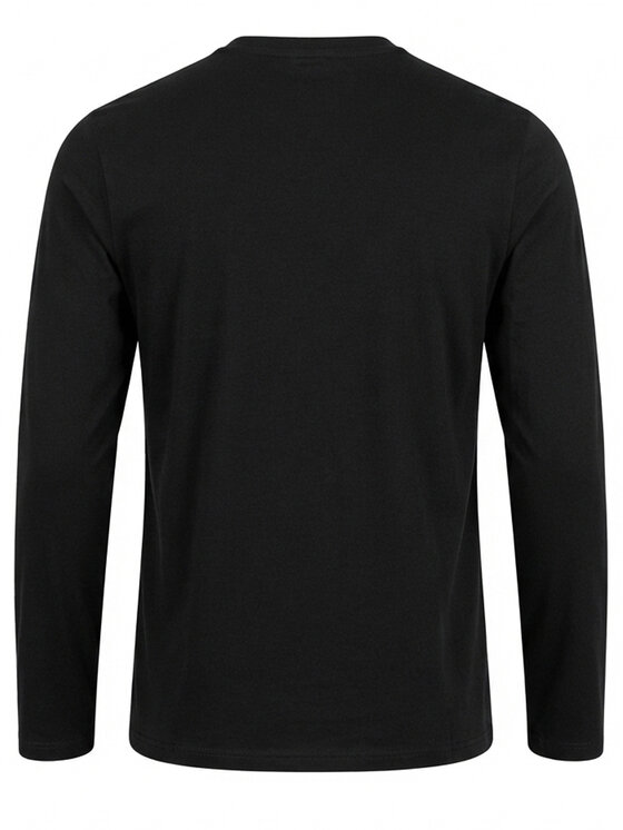 Ombre Ombre Longsleeve L175 Czarny Slim Fit
