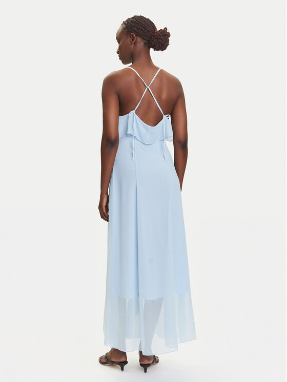 Vero Moda Vero Moda Večerné šaty Camille 10336405 Modrá Regular Fit