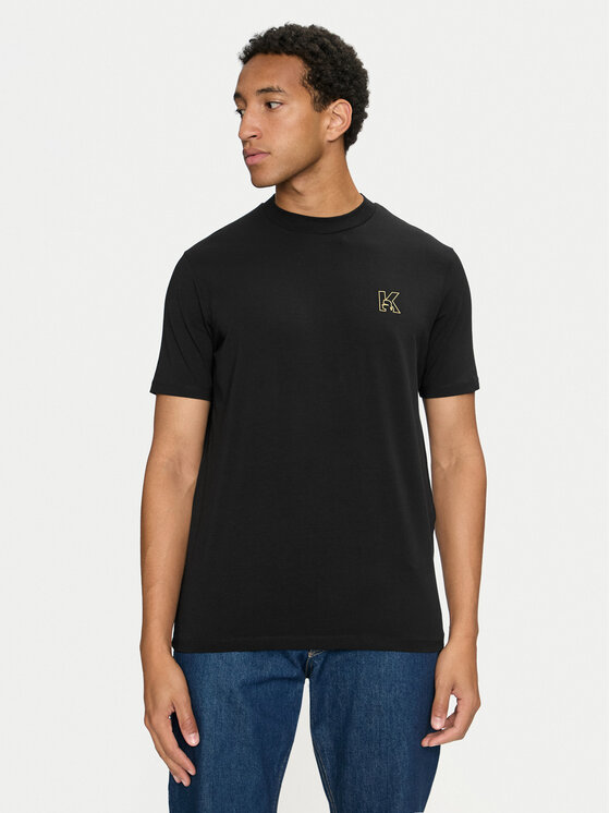 KARL LAGERFELD T-krekls 755030 544221 Melns Regular Fit