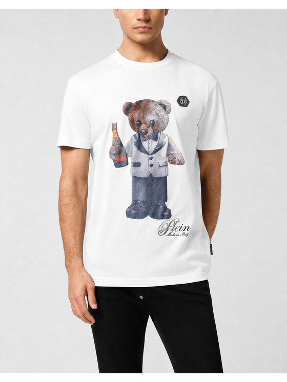 PHILIPP PLEIN PHILIPP PLEIN T-Shirt 27135 Bílá Regular Fit