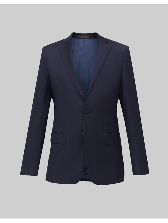 Borgio Borgio Marynarka albino Granatowy Slim Fit