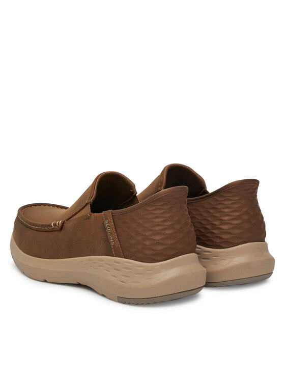 Skechers Skechers Półbuty Slip-Ins Parson - Oswin Brązowy